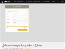 Tablet Screenshot of croatia-exclusive.com